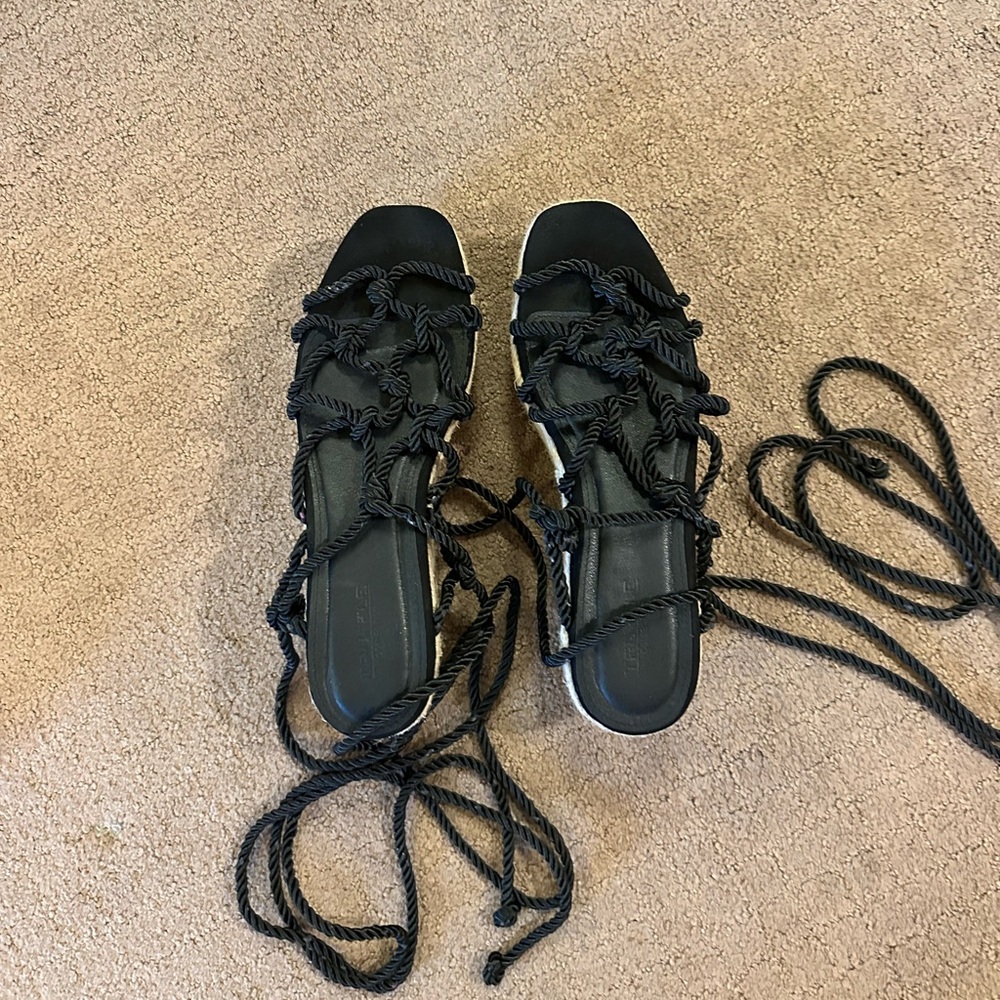 Black Platform Sandals